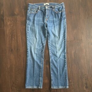 LEVI'S 505 WOMENS JEANS STRAIGHT LEG HIGH RISE MEDIUM WASH SIZE 12